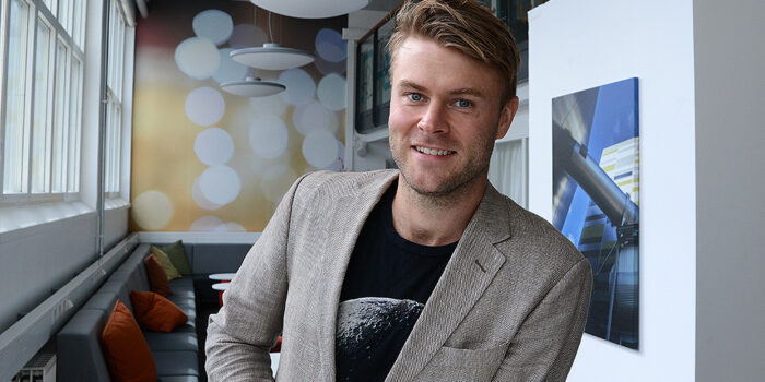Henrik Wickström projektledare Finans IT är Mälarenergis representant i projektet och också en av initiativtagarna.