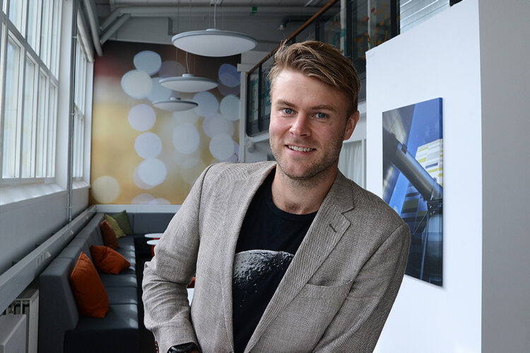 Henrik Wickström projektledare Finans IT är Mälarenergis representant i projektet och också en av initiativtagarna.