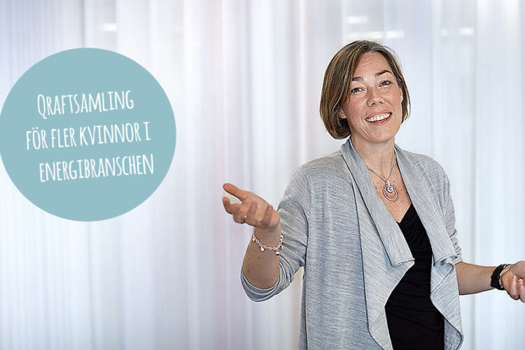 Pernilla Winnhed vd Energiföretagen Sverige. Qraftsamling ska ge fler kvinnor till energibranschen.