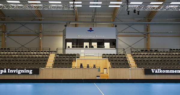 Mälarenergi Arena i Västerås är ett nav för innebandy.